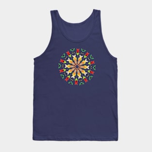 Floral Circle Tank Top